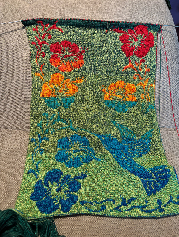 Double knitting pattern "Tropical Dream" - stole / wrap