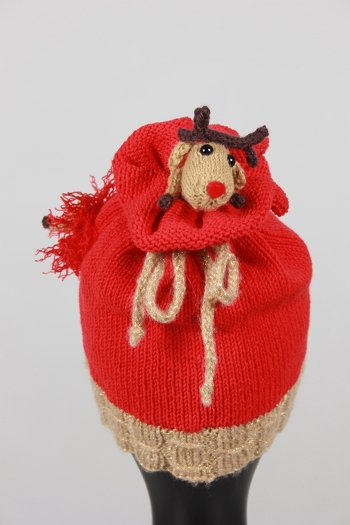 Nachdem ich das Original gestrickt habe, musste auch noch eine weihnachtliche Variante her.