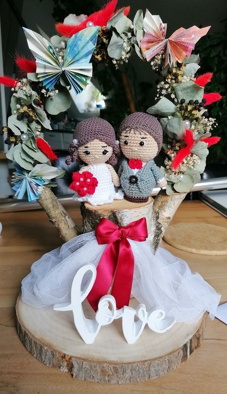 Häkelanleitung Mr &amp; Mrs - Brautpaar - das perfekte Hochzeitsgeschenk