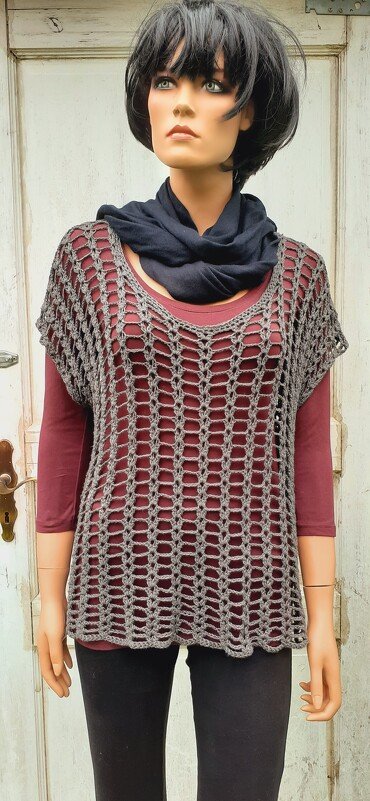 Crochet Pattern Top “Julina” – Boho Beach Look, Festival Outfit, Summer Top