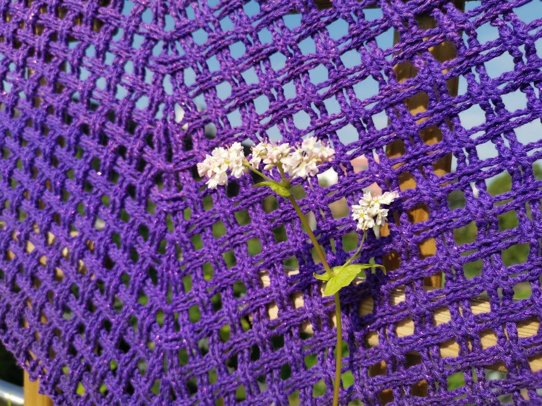 Dreieckstuch &quot;Netzwerk 2.0&quot; - Häkelanleitung