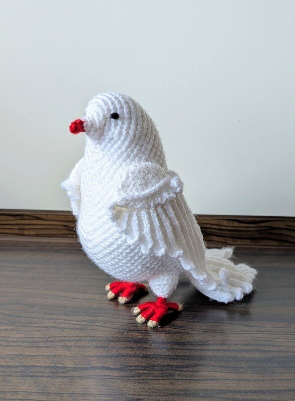 Taube. Häkelanleitung