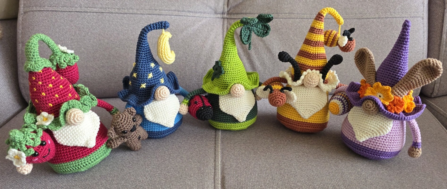 BIENEN-WICHTEL – Häkelanleitung Gnom