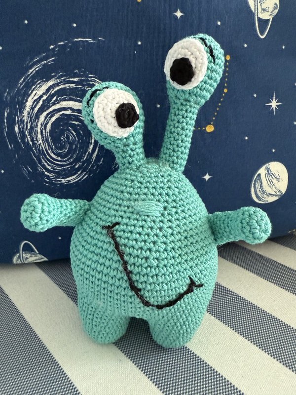 Monsterchen Axel, Amigurumi, Häkelanleitung