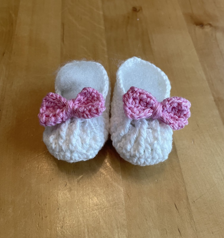 Häkelanleitung - Baby Ballerinas - in 3 Größen - schnell - einfach - supersüß