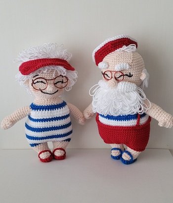 Die Anleitung war gut verständlich. Nur  wie der Bart mit den langgezogenen Schlaufen angenäht werden soll, könnte besser beschrieben werden.