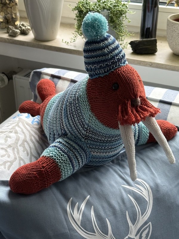 Akiak das Walross, Strickanleitung