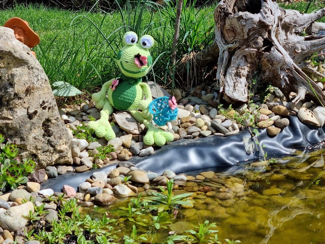 Häkelanleitung Fröschlein Froggy