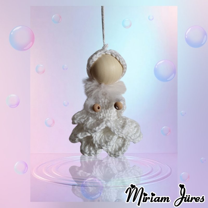 Engel in 2 Größen für Holzkugel 25 und 30 mm 2 Rockvarianten Weihnachtsdeko