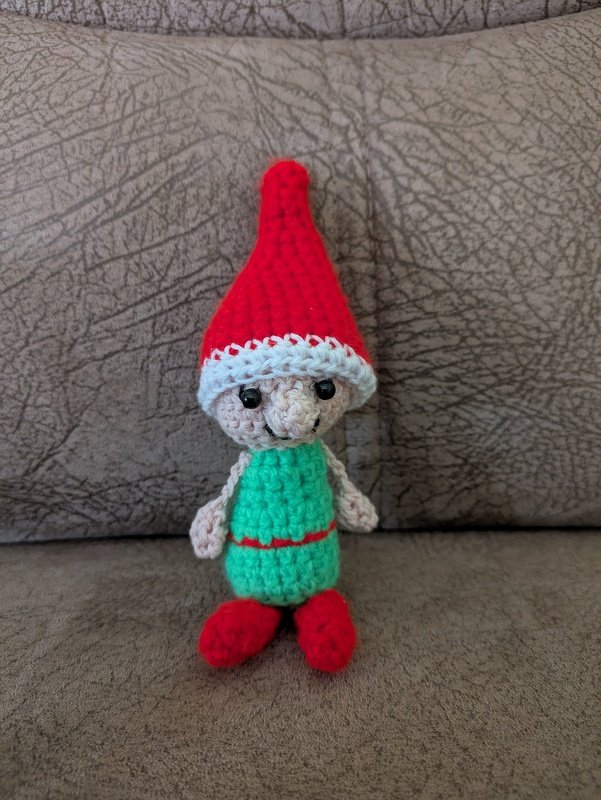 Häkelanleitung Mini Wichtel Weihnachten Deko Geschenkidee Glücksbringer Schlüsselanhänger