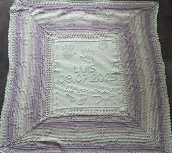 Tolle Decke, die man schön personalisieren kann