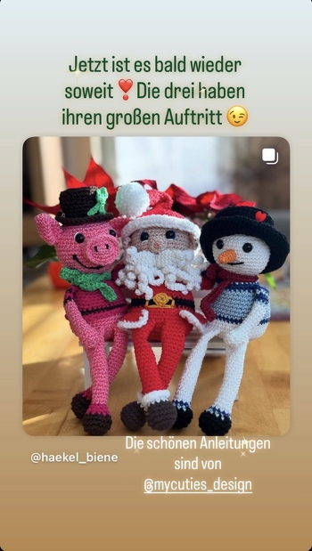 Sind die drei nicht zuckersüß🥰
Die Anleitungen gibt es bei
@mycuties_design