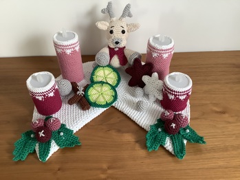 Schönes Adventsgesteck, tolle Anleitung