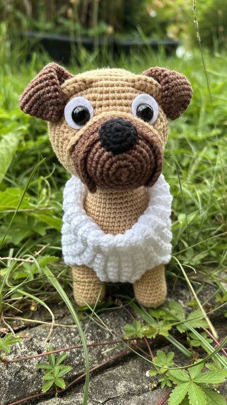 Mops Häkelanleitung Amigurumi Spielzeug