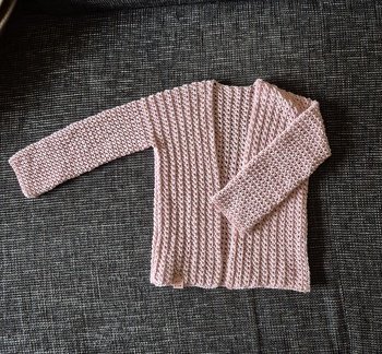 Häkeljacke KIWI in Kindergröße