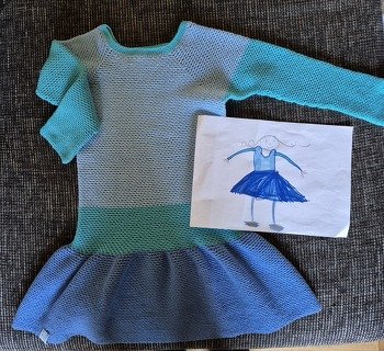 Auf Wunsch meiner Enkelin gehäkelt