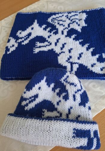 Ich habe für meine Zwillingsenkelkinder etwas für den Winter gestrickt. Im Laufe der Zeit bin ich oft verweifelt und habe bestimmt 10 mal geribbelt. Die Anleitung ist von a-mano, vielen Dank für die super Anleitung. Die Strickschrift habe ich für die Mütze etwas abgewandelt. Und siehe da, ich habe es geschafft!