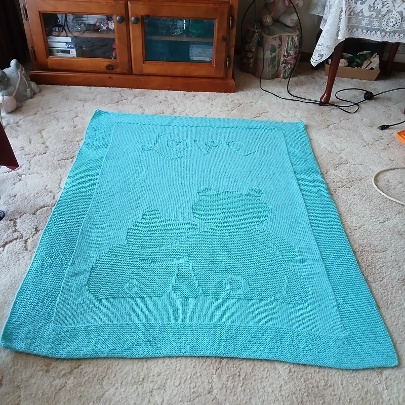 Knitting pattern baby / kids blanket &quot;Mom&#039;s Love&quot;