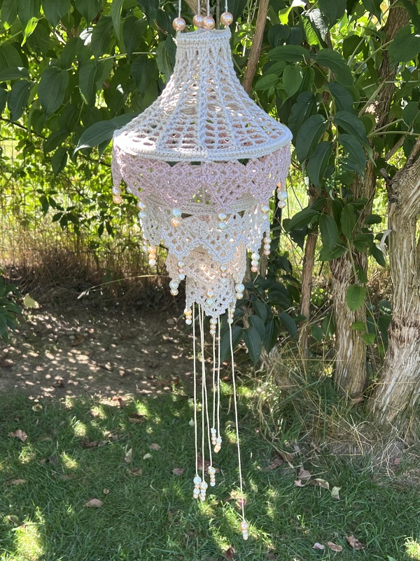 Häkelanleitung Lampion "boho chic"
