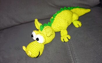 Hat richtig Spaß gemacht diesen süßen Drachen zu häkeln