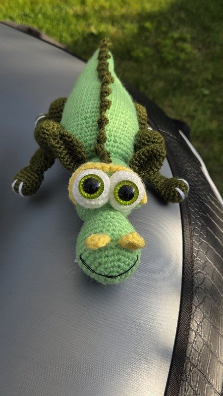 Häkelanleitung Drache Diamond