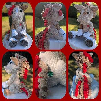 Dieses Pferdchen war für eine ganz besondere Person...
#Pferd #Amigurumi