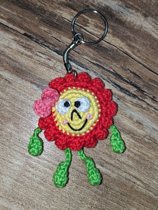 Blümchen Schlüsselanhänger