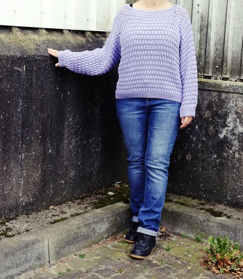 Pullover Wolkenmeer nach einer Anleitung von WollholicClaudia