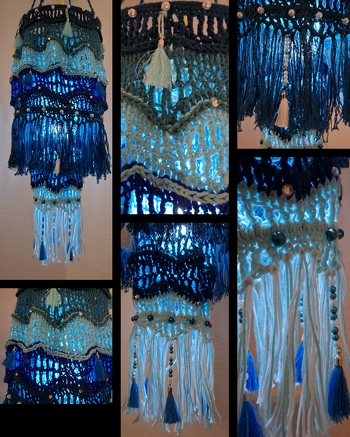 Lampion Aqua mare...abgewandelt in 