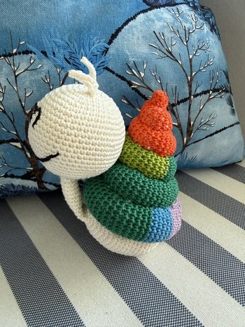 Die Farben entstanden nach dem Plan der Gefühlsschnecke.