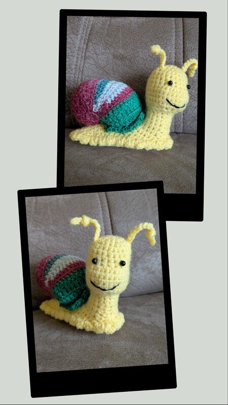 Finchen - Häkel-Anleitung für eine süße Amigurumi-Schnecke