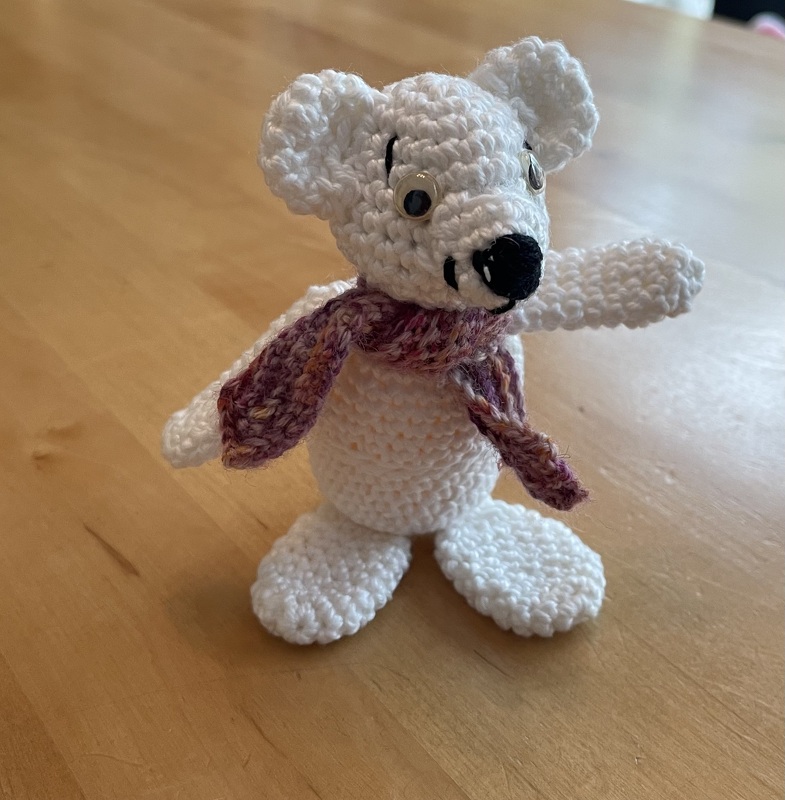 Häkelanleitung Ü-Ei-Eisbär