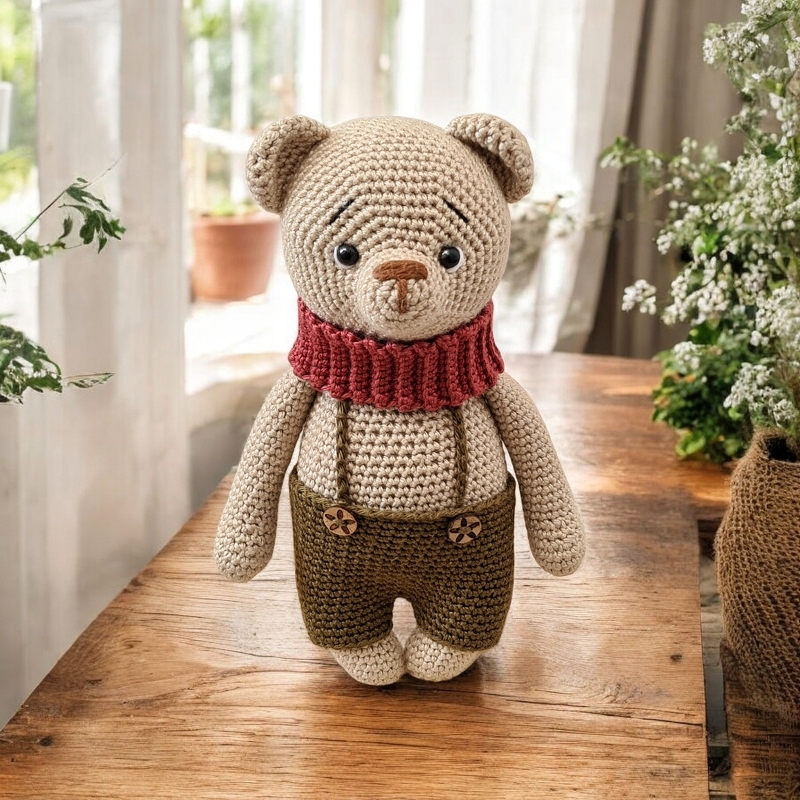 PDF crochet pattern "Bear Max"