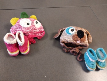 Mützen mit passenden Baby Schühchen
#Baby