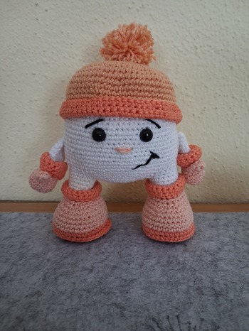 Schneeball,  Anleitung Tinkarumis. Hat Spaß gemacht