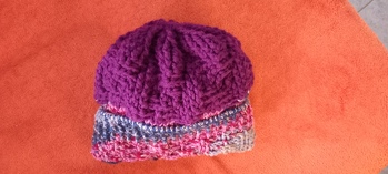 Mütze aus Restwolle