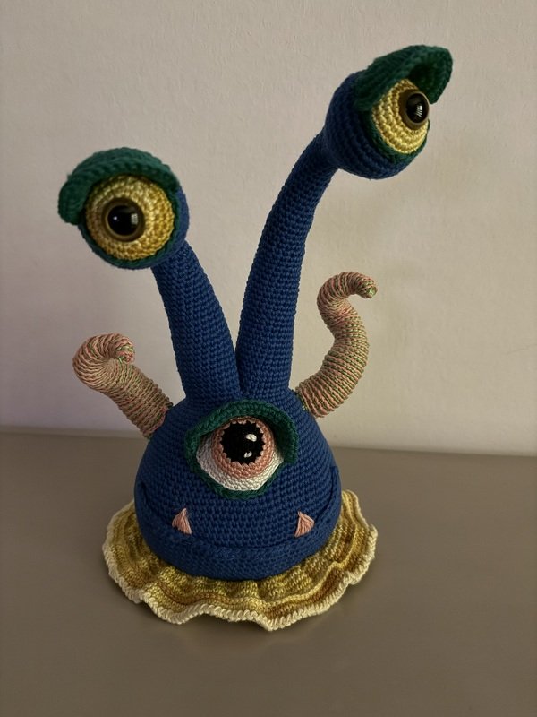 Häkelanleitung für Monster ,,AyeAyeAye"