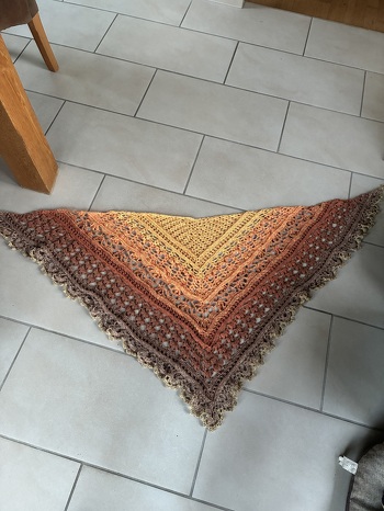 Ein Tuch von Caro, hat sehr viel Spaß gemacht 🤩