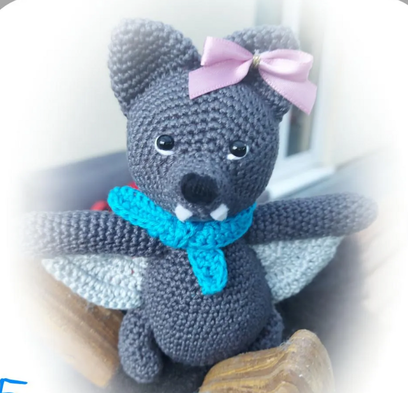 Häkelanleitung Fledermaus Kuro