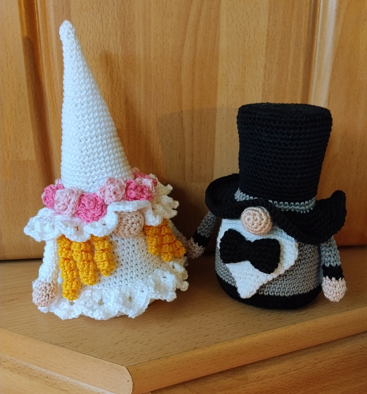HOCHZEITS-WICHTEL – Häkelanleitung Brautpaar Gnome