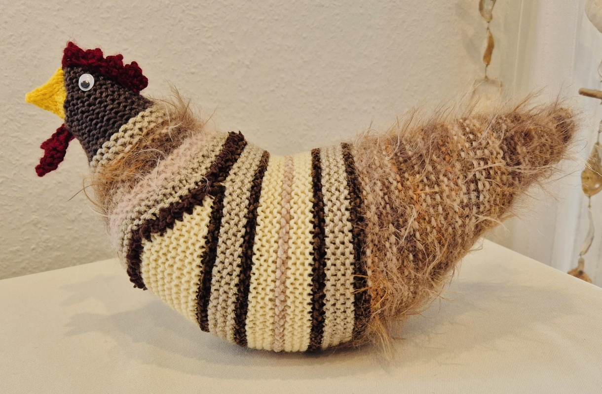 Strickanleitung Kuschelhuhn "Helga"