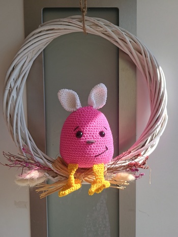 Meine erste Variation, vielen Dank für die Anleitung! Ostern kann kommen.