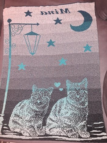 Das war mein erstes Projekt in Doubleface,  aber für meine Enkelin wollte ich diese #Babydecke unbedingt schaffen.
Dank der tollen Anleitung ist es mir gelungen!