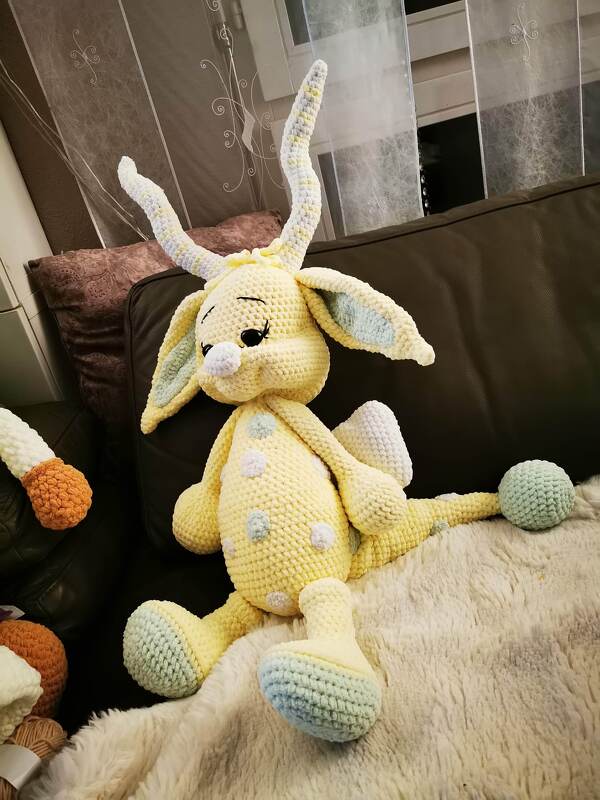 Häkelanleitung / Amigurumi / Solara der Drache