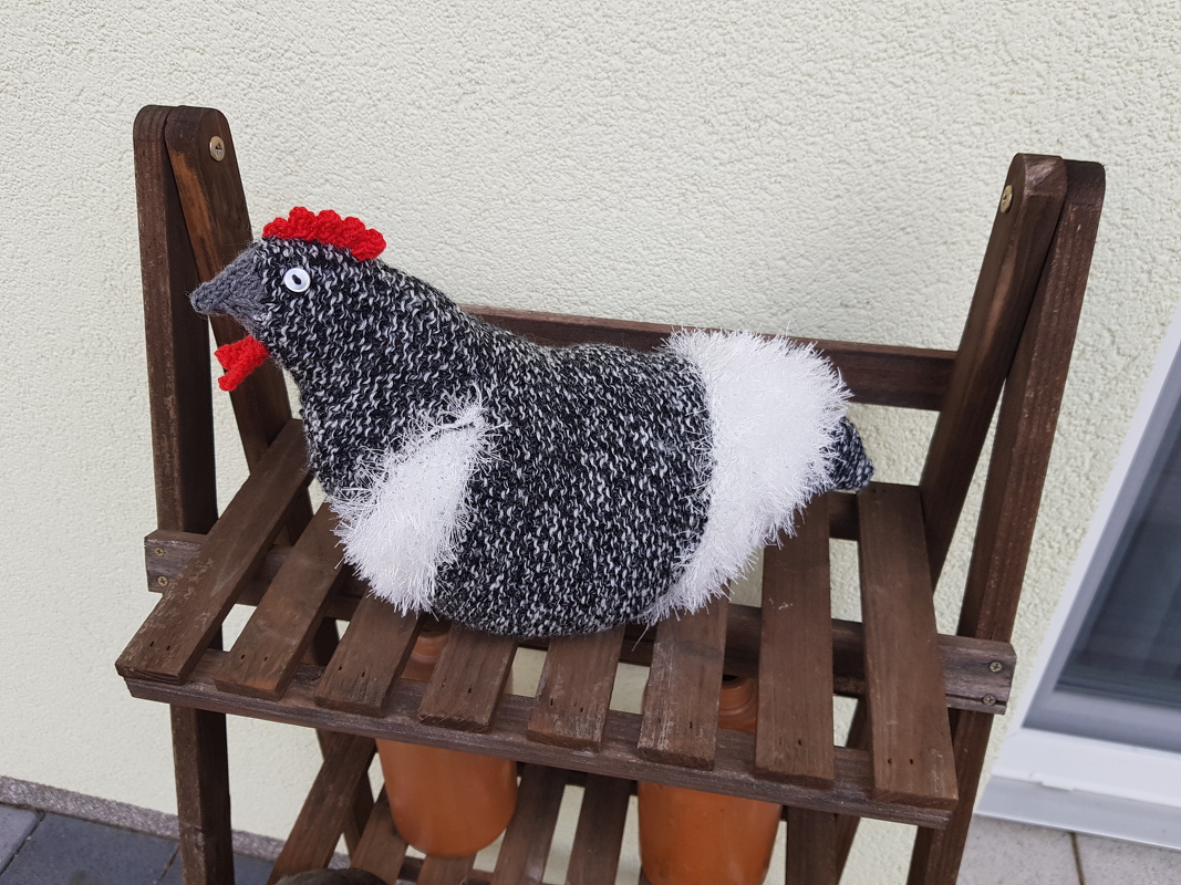 Strickanleitung Kuschelhuhn "Helga"