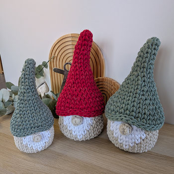 Wichtelkörbe 3mm Garn und 5mm Garn