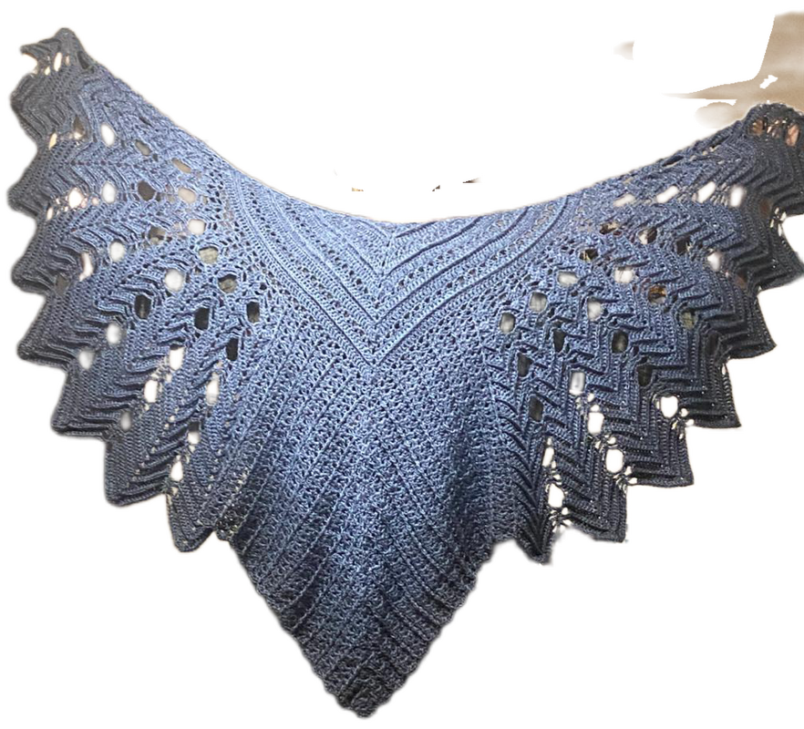 Häkelanleitung Tuch Veilwyn