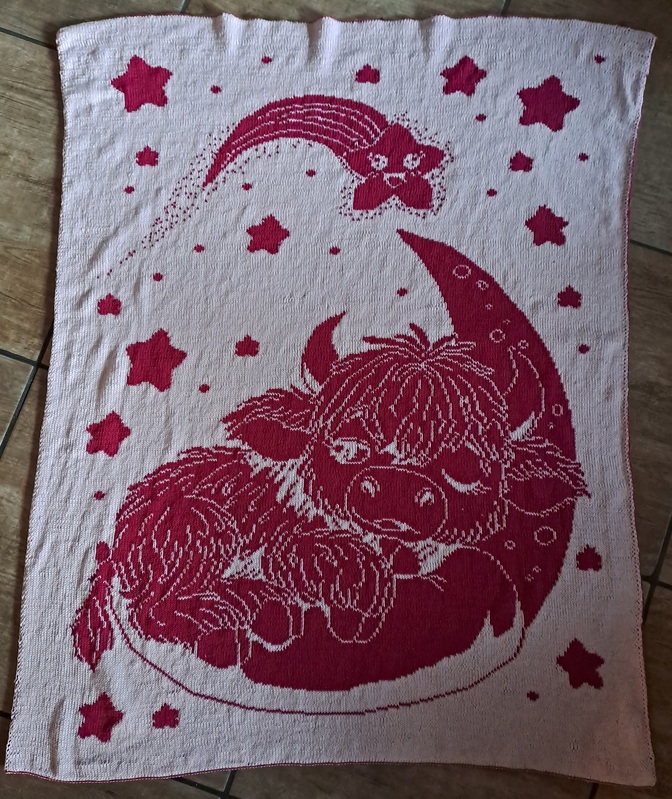 Strickanleitung "Strolchi makes a wish" - niedliche kleine Doubleface-Decke
