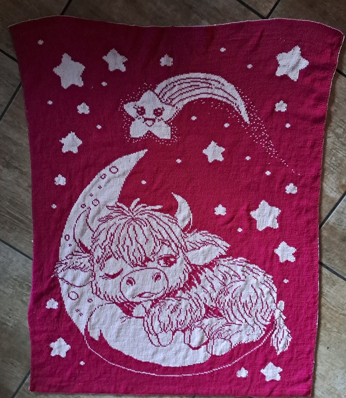 Strickanleitung "Strolchi makes a wish" - niedliche kleine Doubleface-Decke