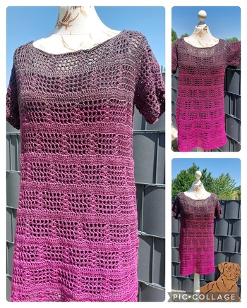 Sommershirt „Brick“
Leicht zu häkeln
Gut beschriebe Anleitung